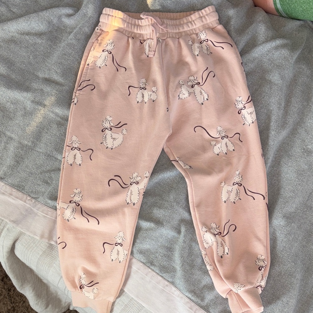 Rylee and Cru poodle sweatpants- Size 4-5 year